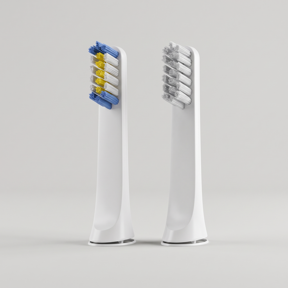 PulseONE replacement heads in White: Precision Clean and Gentle Touch