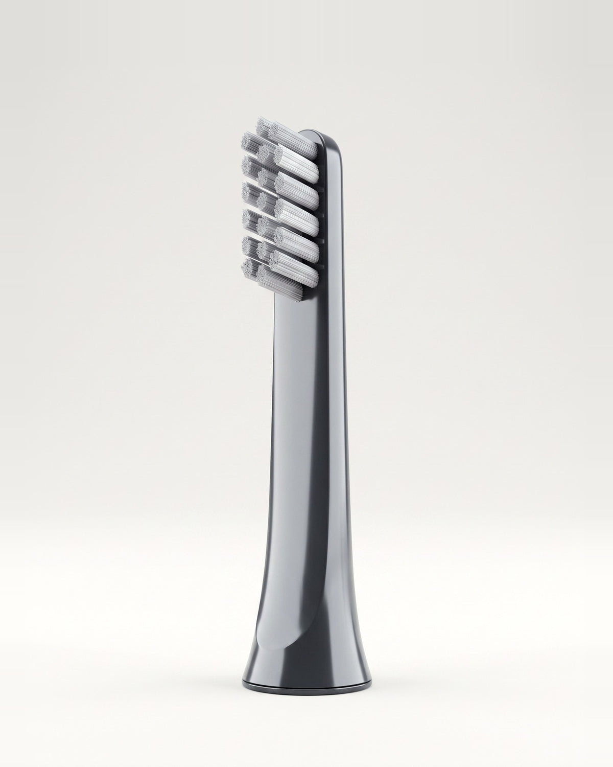 PulseONE Gentle Touch head in Graphite, three-quarter view