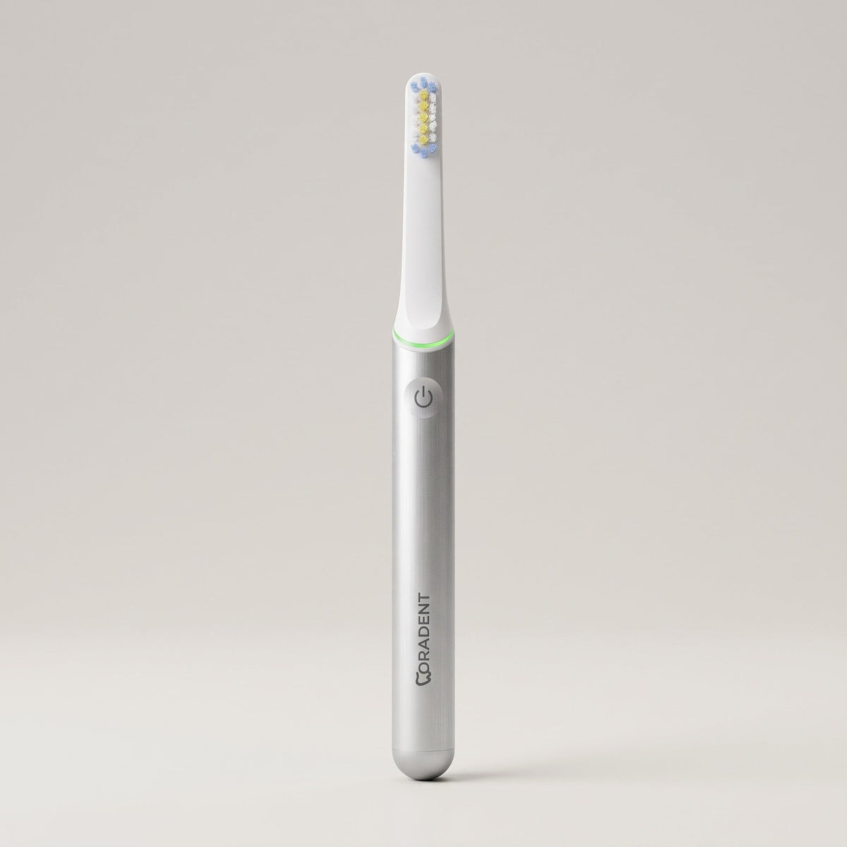 PulseONE sonic toothbrush in Platinum, front view